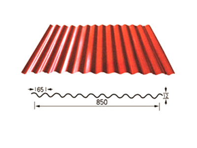 850型壓型鋼板-弧形彩鋼板
